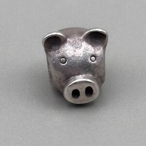 PANDORA Pig Head Charm 925 Sterling Silver